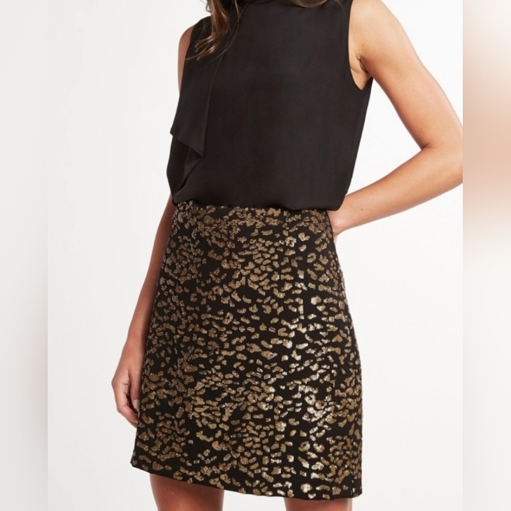 Elie Tahari Cici Sequined Skirt